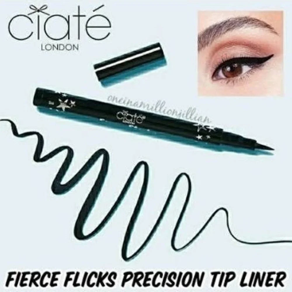 Ciate Fierce Flicks Precision Tip Vegan Liquid Eye Liner Makeup Black SEALED